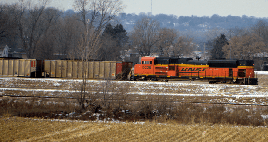 BNSF Winter Drone Flights - Houston Engineering INC.