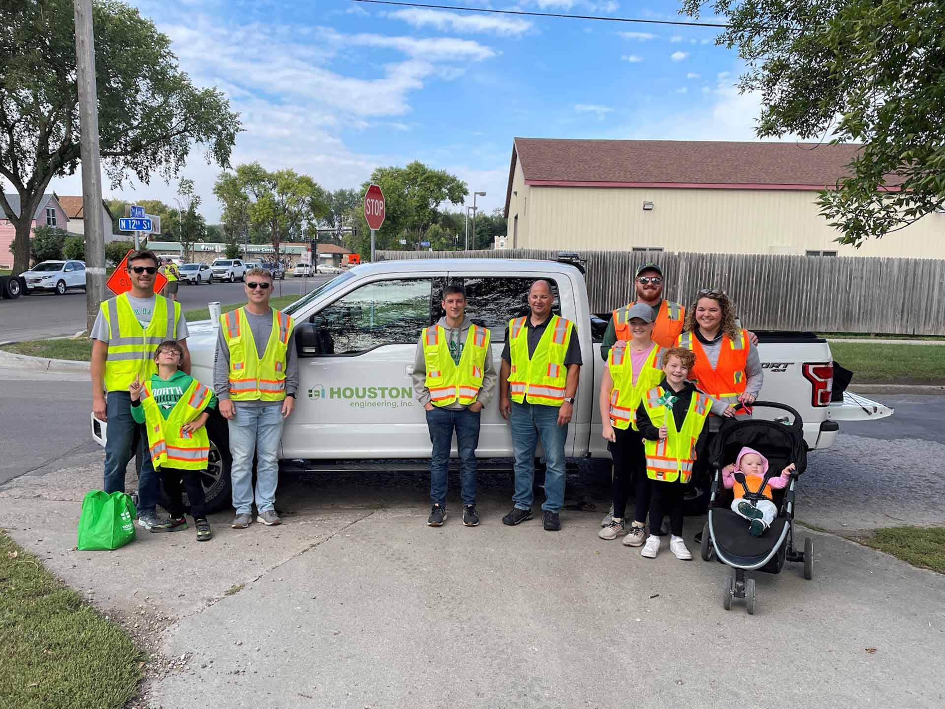 Employee with family - Houston Engineering INC.