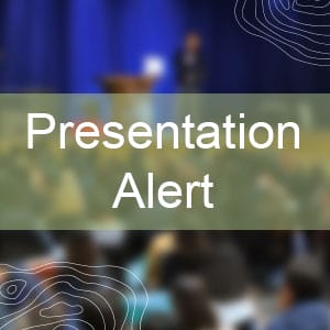 Presentation alert graphic