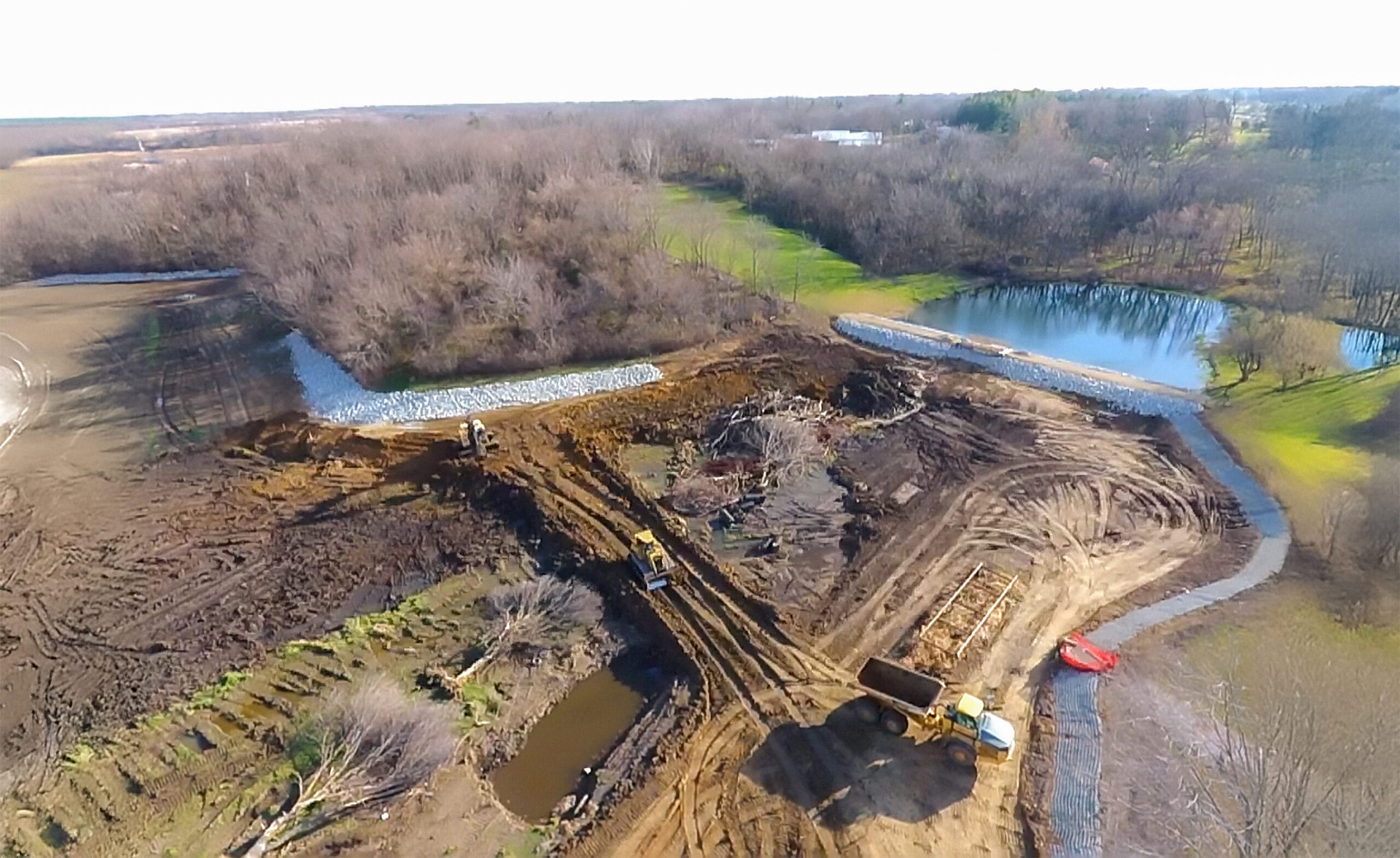 Dredging services on the Lake of the Hills Restoration project.