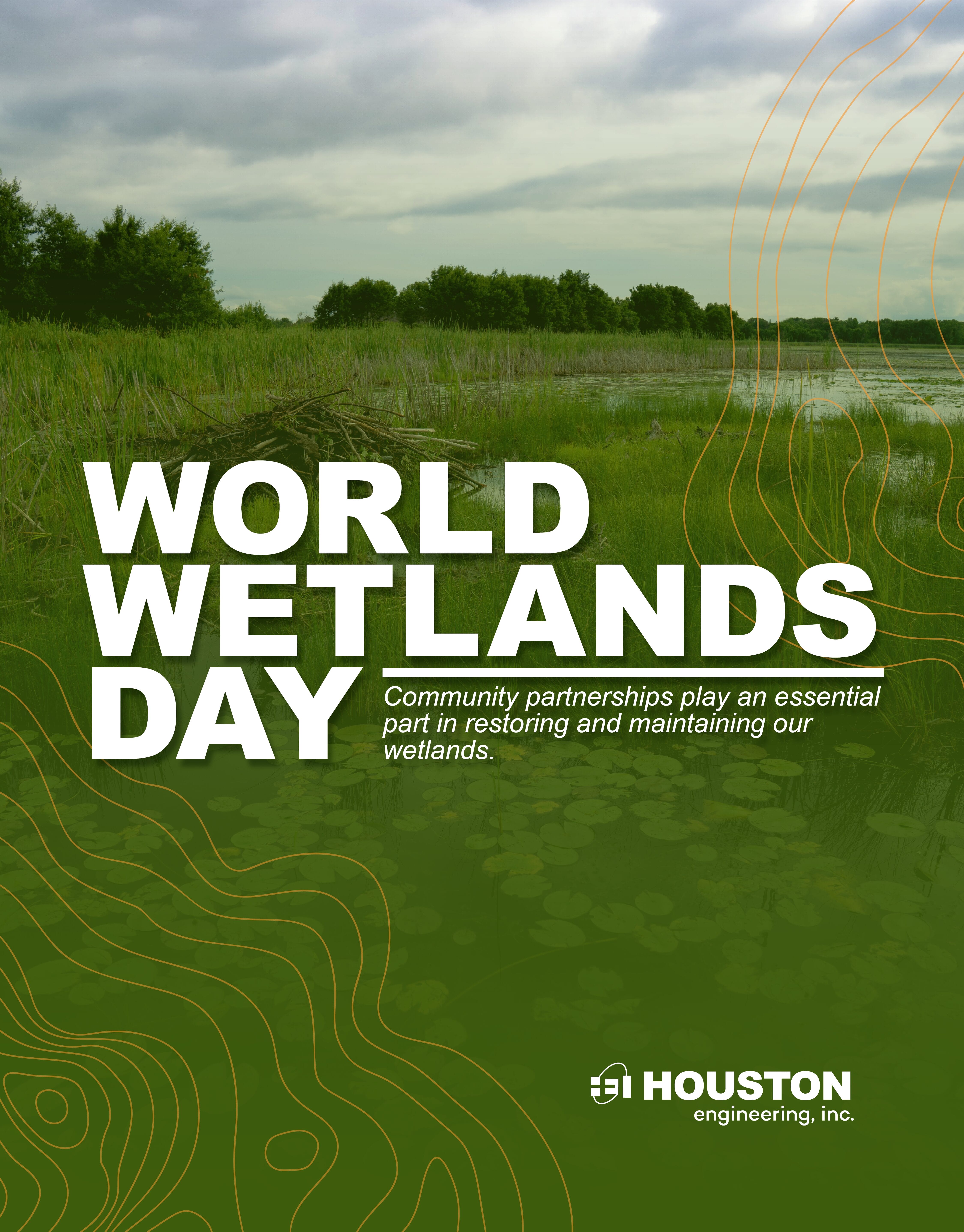 Wetlands Day celebration with greenery