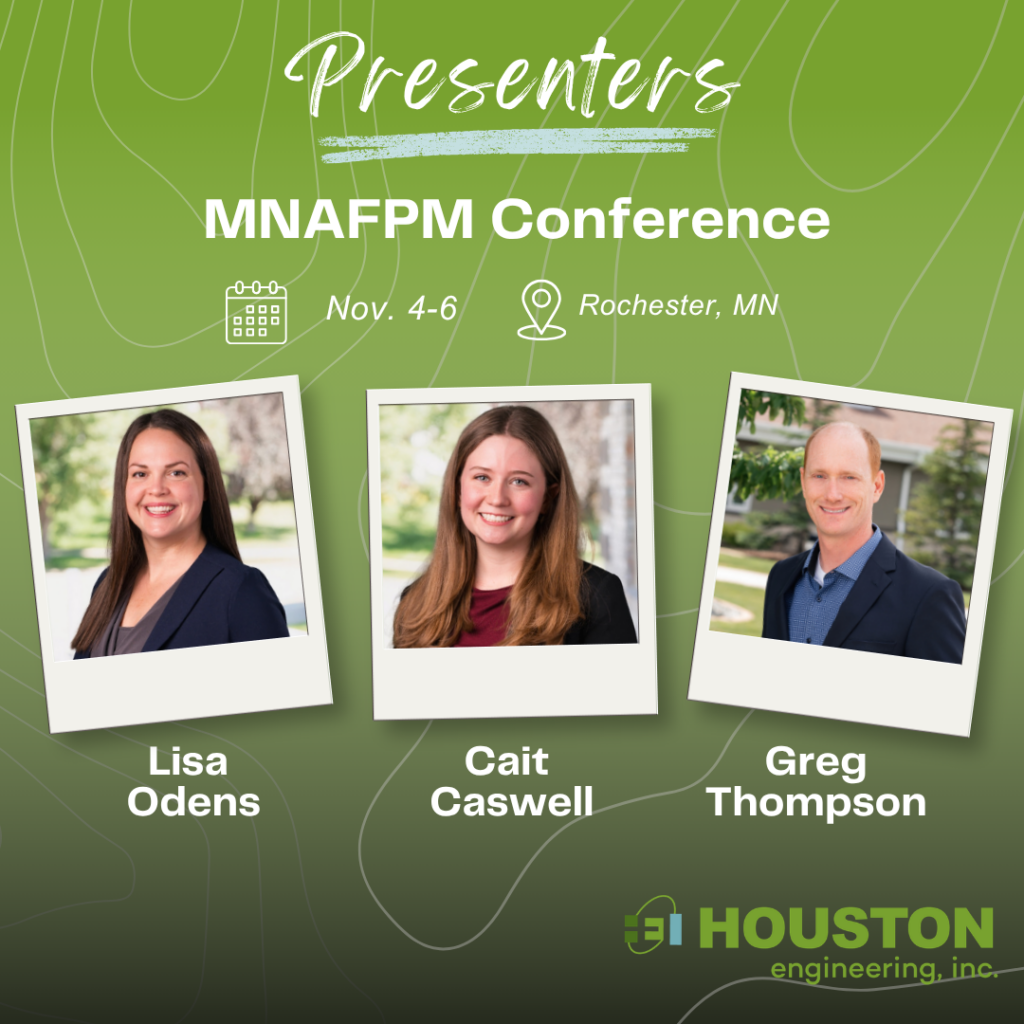Graphic showing team presenting at MNAFPM conference
